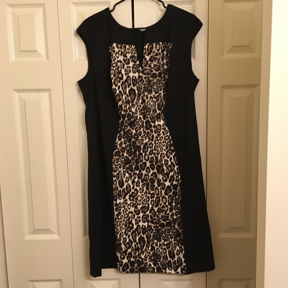 Dressbarn Cheetah Print Sheath
